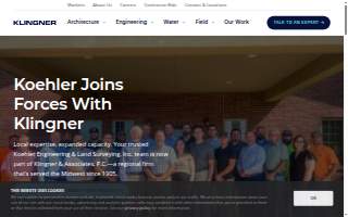 Koehler Engineering and Land Surveying, Inc. of Jackson website