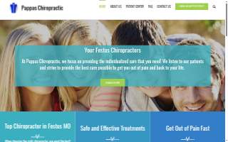 Pappas Chiropractic website
