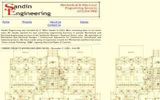 Sandin Engineering website