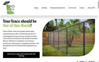 UFO Fencing of Jackson website