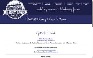 Berry Barn Farms website
