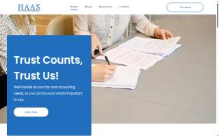 Haas Accounting Services, LLC website