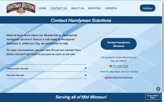 Handyman Solutions website