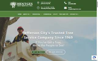 Hentges Tree Service website