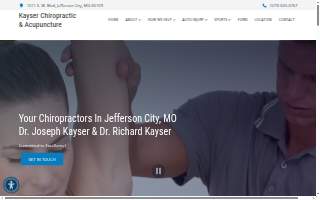 Kayser Chiropractic Center website