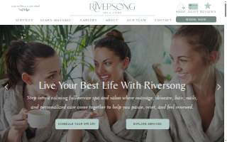 Riversong Spa & Salon website