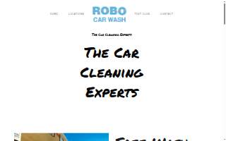 Robo Car Wash website
