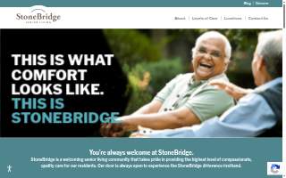 StoneBridge Senior Living - Oak Tree website