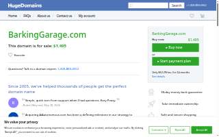 The Barking Garage website