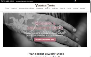 Vandelicht Jewelry website