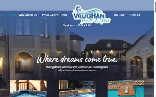 Vaughan Pools and Spas Rolla website