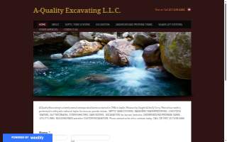 A-Quality Excavating LLC website