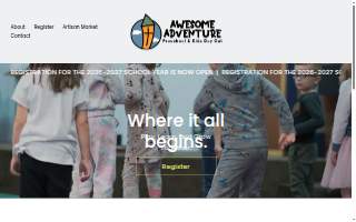 Awesome Adventure Preschool website