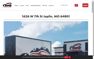 Club Car Wash of Joplin website