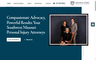 Dreyer & Tinney Law Firm website