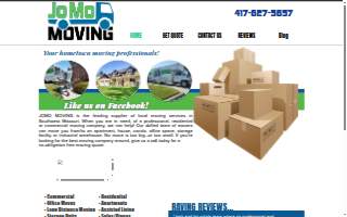 JoMo Moving website