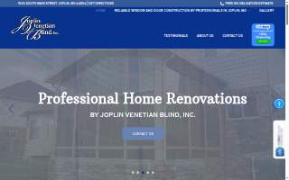 Joplin Venetian Blind, Inc website