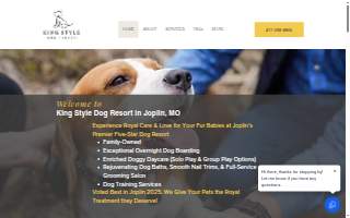 King Style Dog Boarding LLC of Joplin website