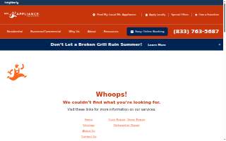 Mr. Appliance of Joplin website