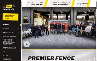 MW Fence Co website