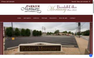 Parker Mortuary website