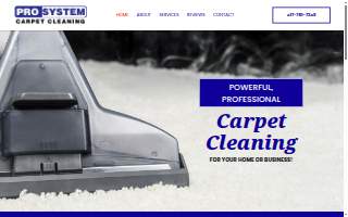 Pro System Carpet Cleaning of Joplin website