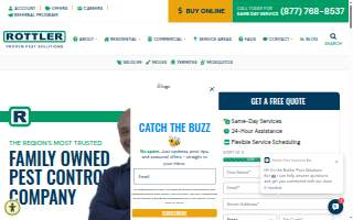 Rottler Pest Solutions of Chesterfield website