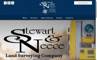Stewart & Neece Land Surveying of Joplin website