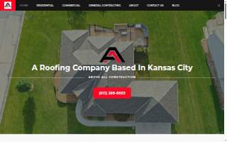 Above All Construction website