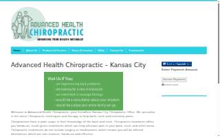 Advanced Health Chiropractic, Inc. website