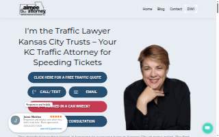 Aimee the Attorney website
