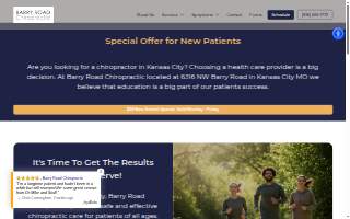 Barry Road Chiropractic website