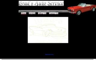 Brad's Auto Service website