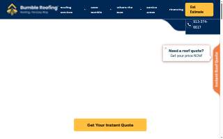 Bumble Roofing of Greater Kansas City website