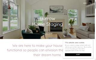 Burrow Staging website