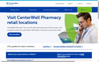CenterWell Pharmacy website