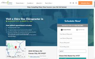 Chiro One Chiropractic & Wellness Center of Liberty website