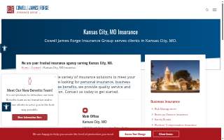 Cowell James Forge Insurance Group website