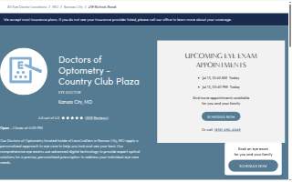 Doctors of Optometry - Country Club Plaza website