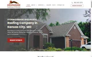 Downunder Roofing website
