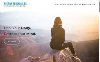 Dr. Katrina Rounkles, DC – Chiropractic Kinesiology Clinic website