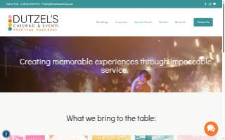 Dutzel's Catering & Events website