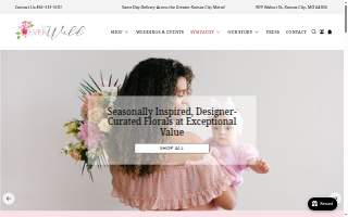 EverWild Florals website