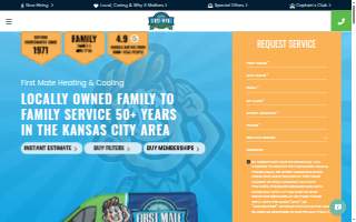 First Mate Heating & Cooling website