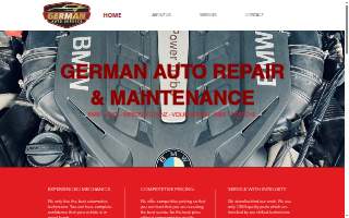 German Auto Service website