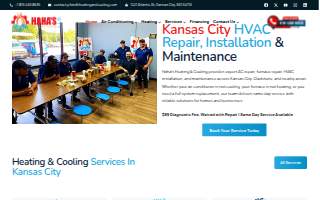 Haha's Heating and Cooling website