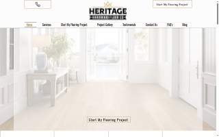 Heritage Hardwood Floor Co., LLC website