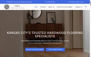 J and J Hardwood Flooring, LLC website