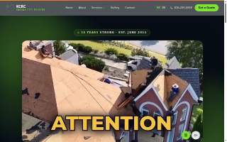 Kansas City Roofing Company website
