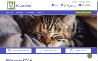 KC Cat Clinic website
